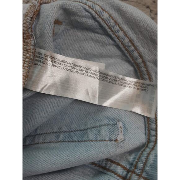 MNG Teen Light Wash Denim Jeans Boys Size S Teen 165/70 100% Cotton - Picture 4 of 6